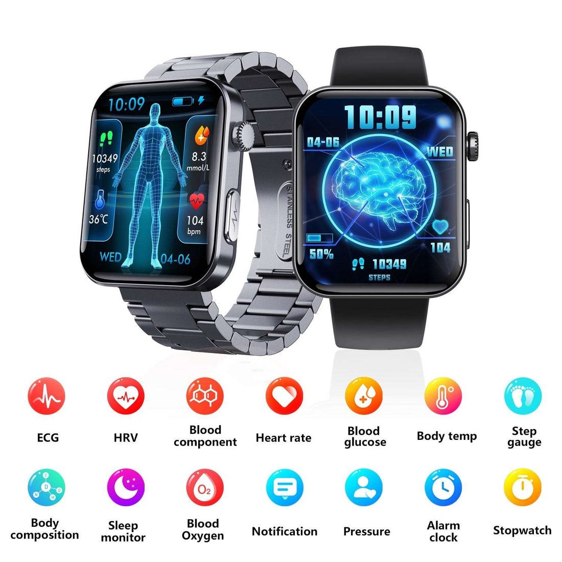 Smartwatch Fitness Tracker Pantau Kesehatan, Latihan, dan Aktivitas Harian