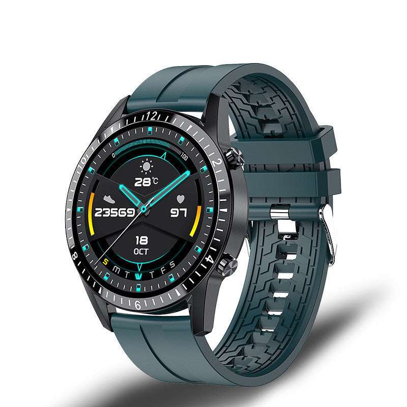 Jam Tangan Pintar Multifungsi - Panggilan Bluetooth, Pedometer, Deteksi Tekanan Darah & Detak Jantung, Tahan Ai