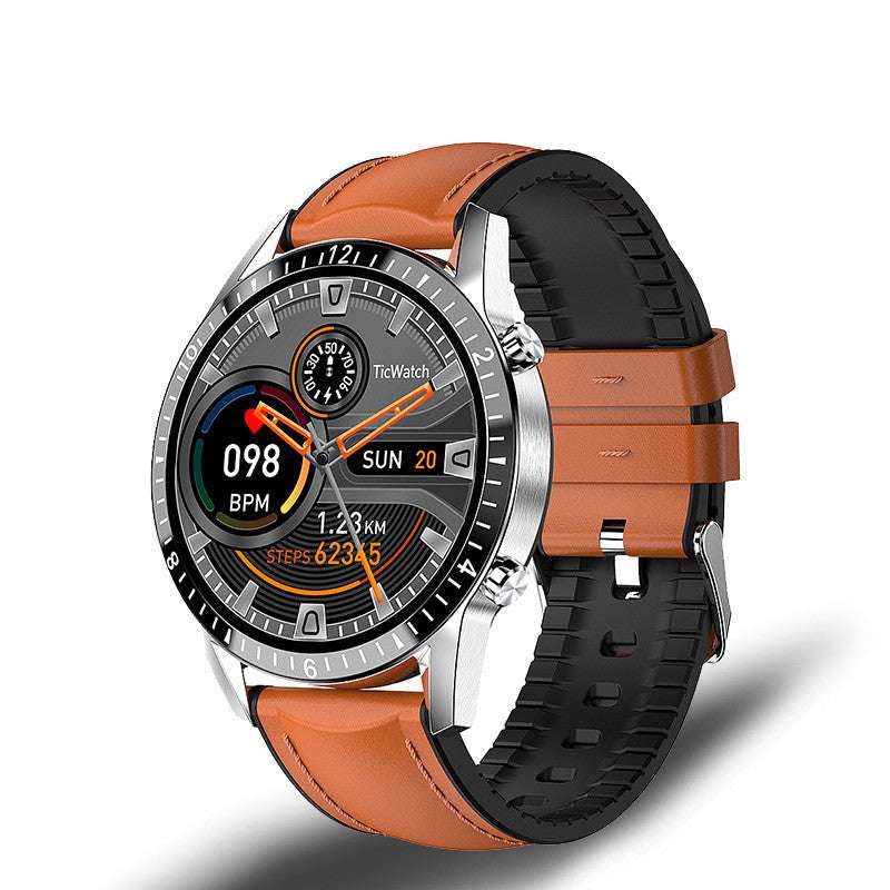 Jam Tangan Pintar Multifungsi - Panggilan Bluetooth, Pedometer, Deteksi Tekanan Darah & Detak Jantung, Tahan Ai
