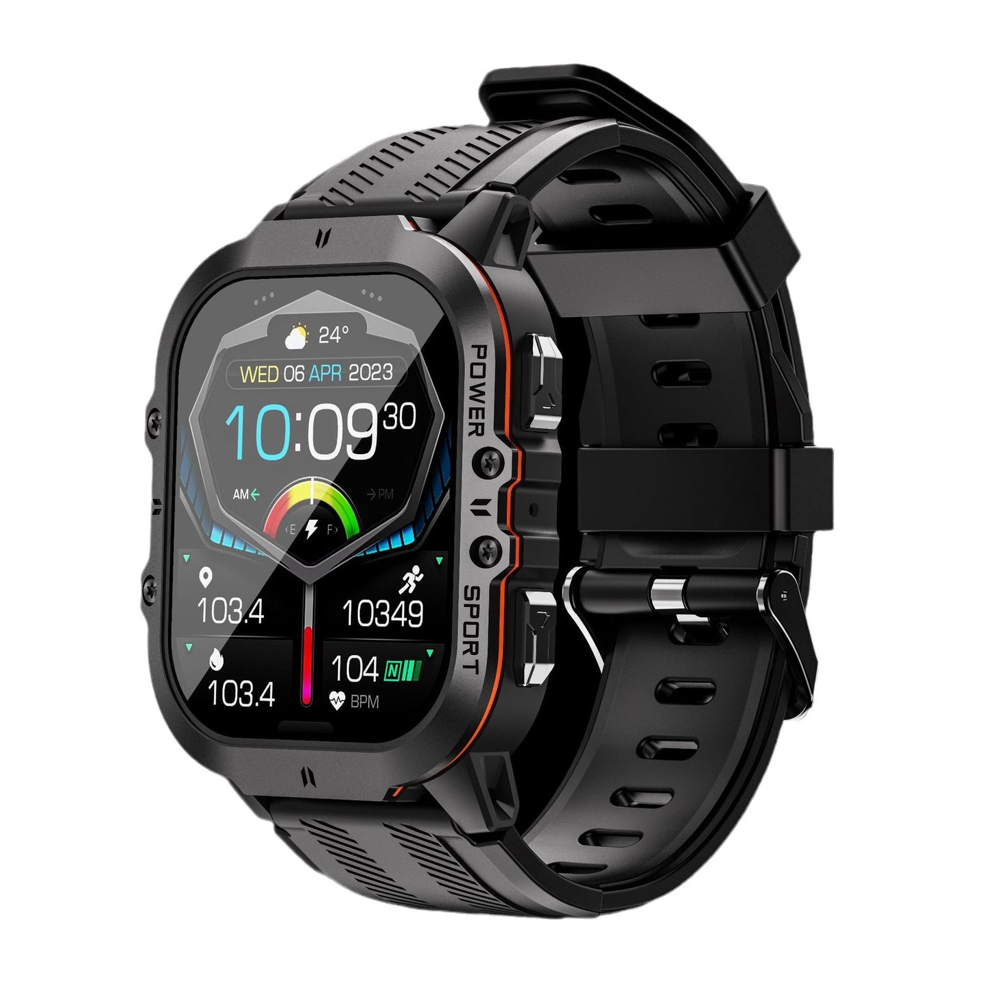 Smartwatch Outdoor AMOLED Tahan Air dengan Bluetooth Call & Kesehatan