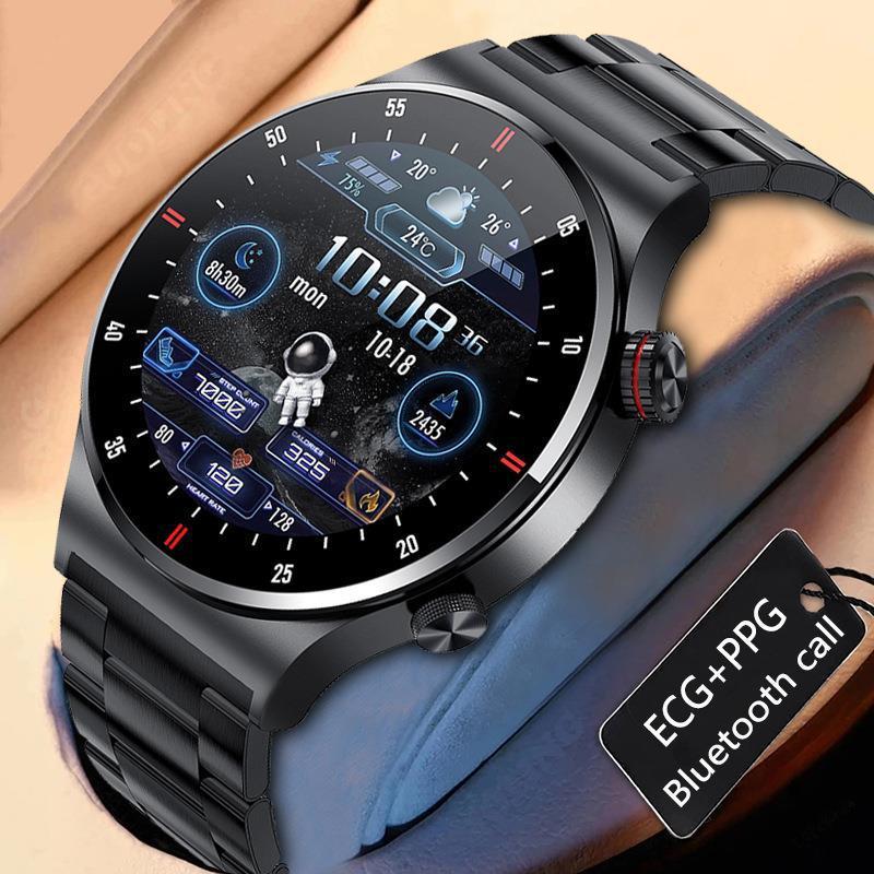 Smartwatch QW33 ECG Bluetooth Call Tali Baja Anti Air