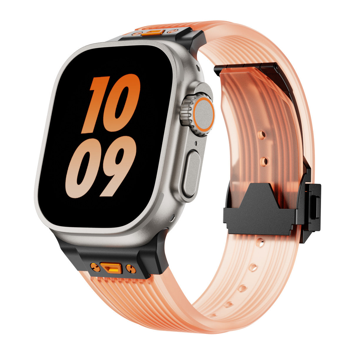 Strap Silikon Cair Lembut untuk Apple Watch Stylish