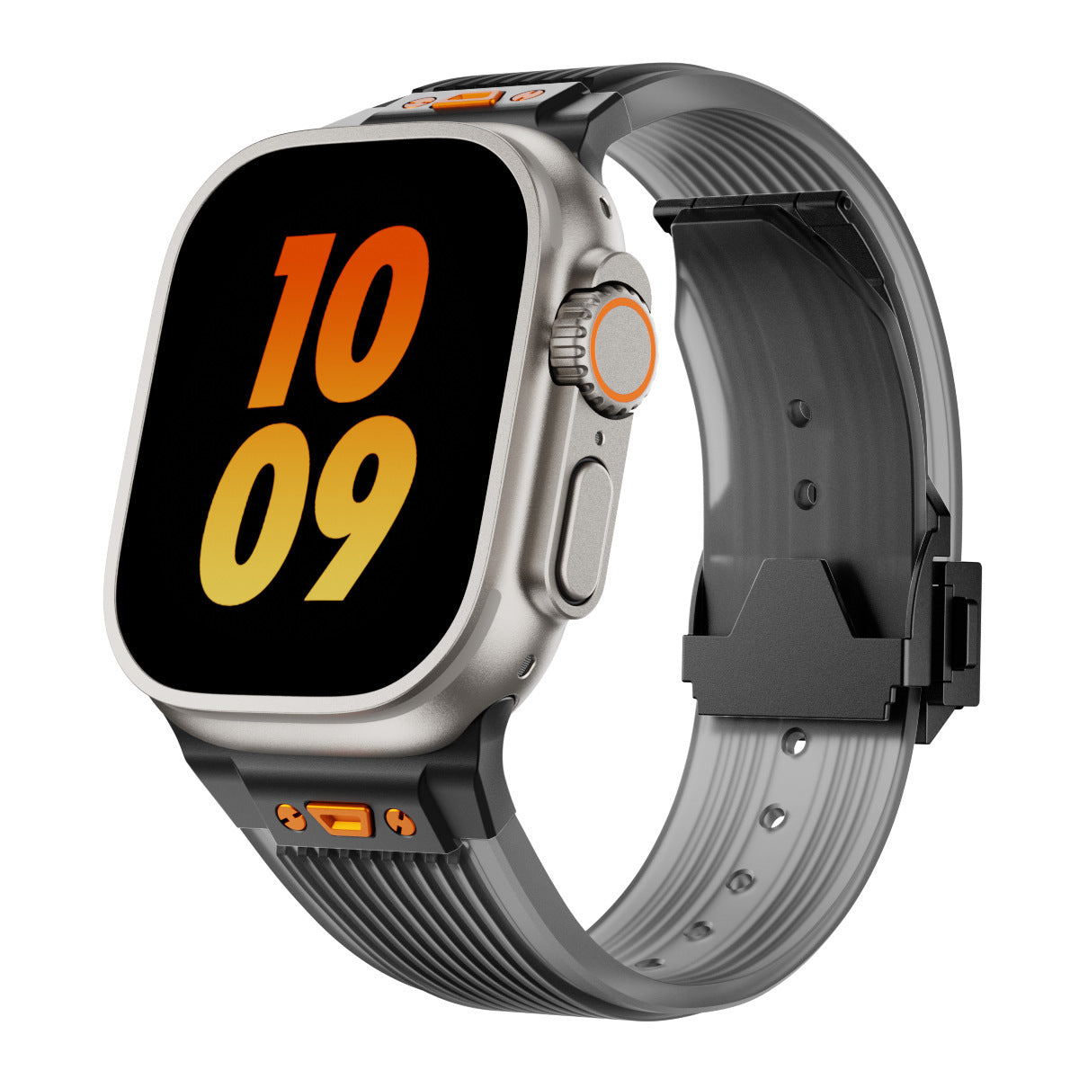 Strap Silikon Cair Lembut untuk Apple Watch Stylish