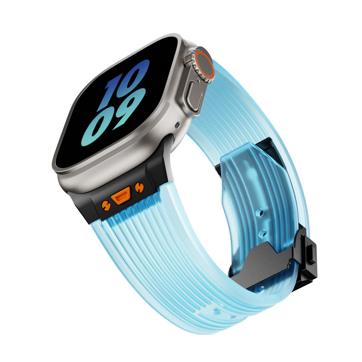 Strap Silikon Cair Lembut untuk Apple Watch Stylish