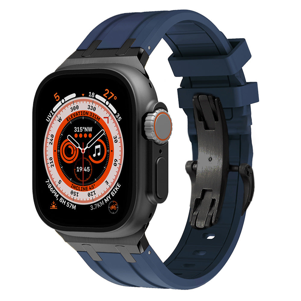 Tali Jam Silikon Premium Apple Watch Gesper Kupu-Kupu Terbaru