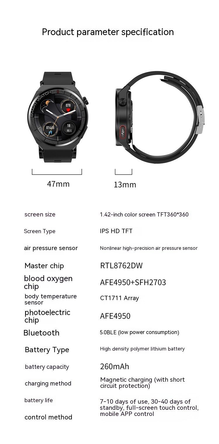 Smartwatch Kesehatan Lengkap Pantau Gula Darah & Jantung Anda