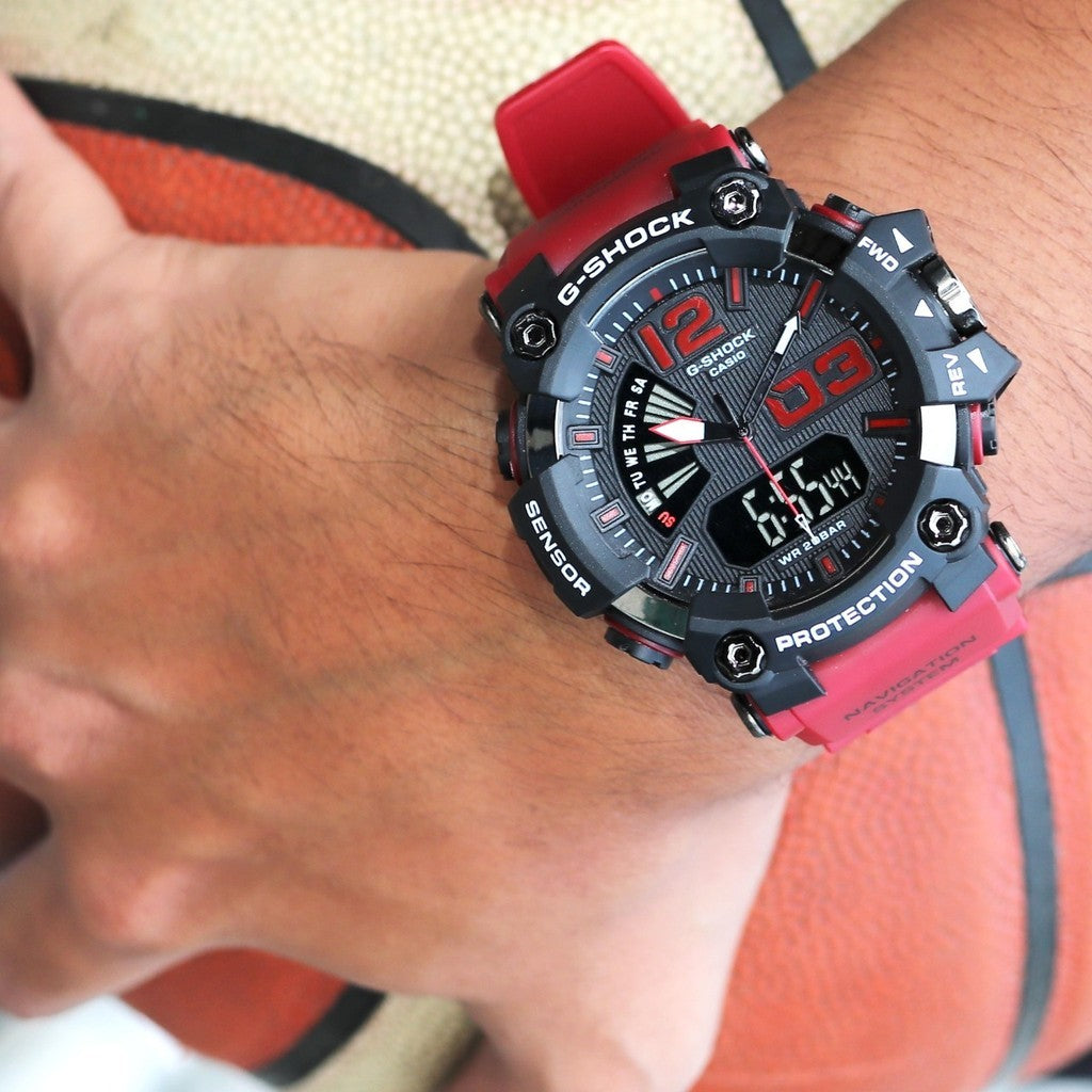 Desain elegan jam tangan Casio pria dengan tampilan kasual