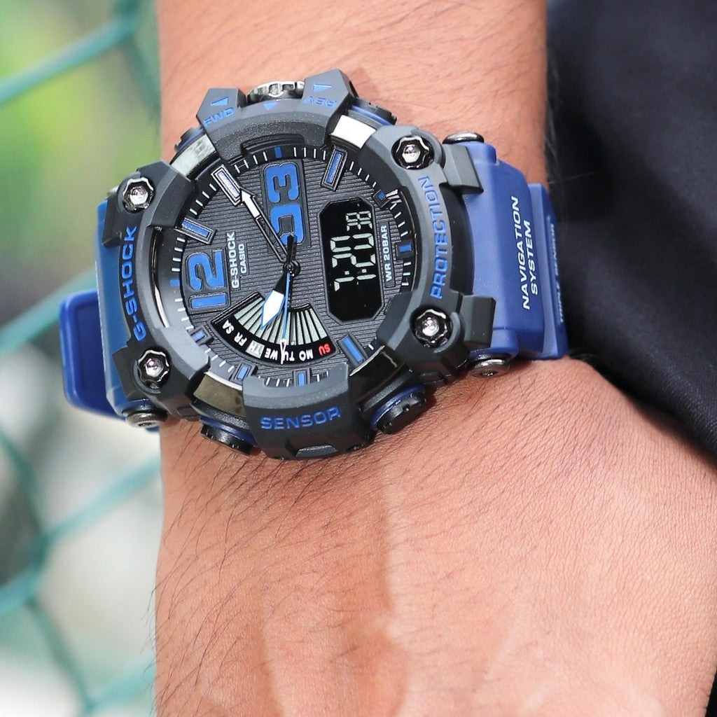 Fitur kalender pada jam tangan Casio pria G-Shock original