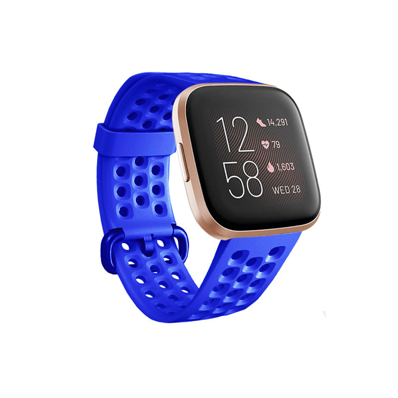 Gaya modern smartwatch pria dengan tali berlubang