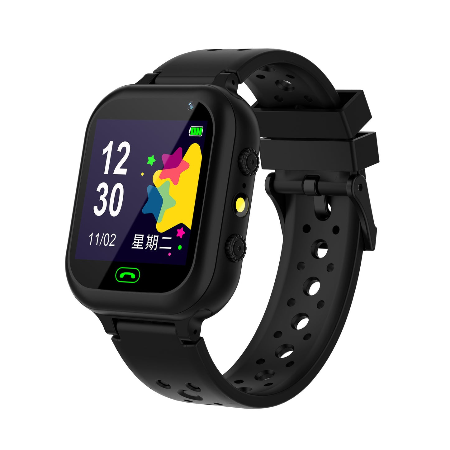 Jam pintar anak Q15 dengan layar sentuh warna cerah