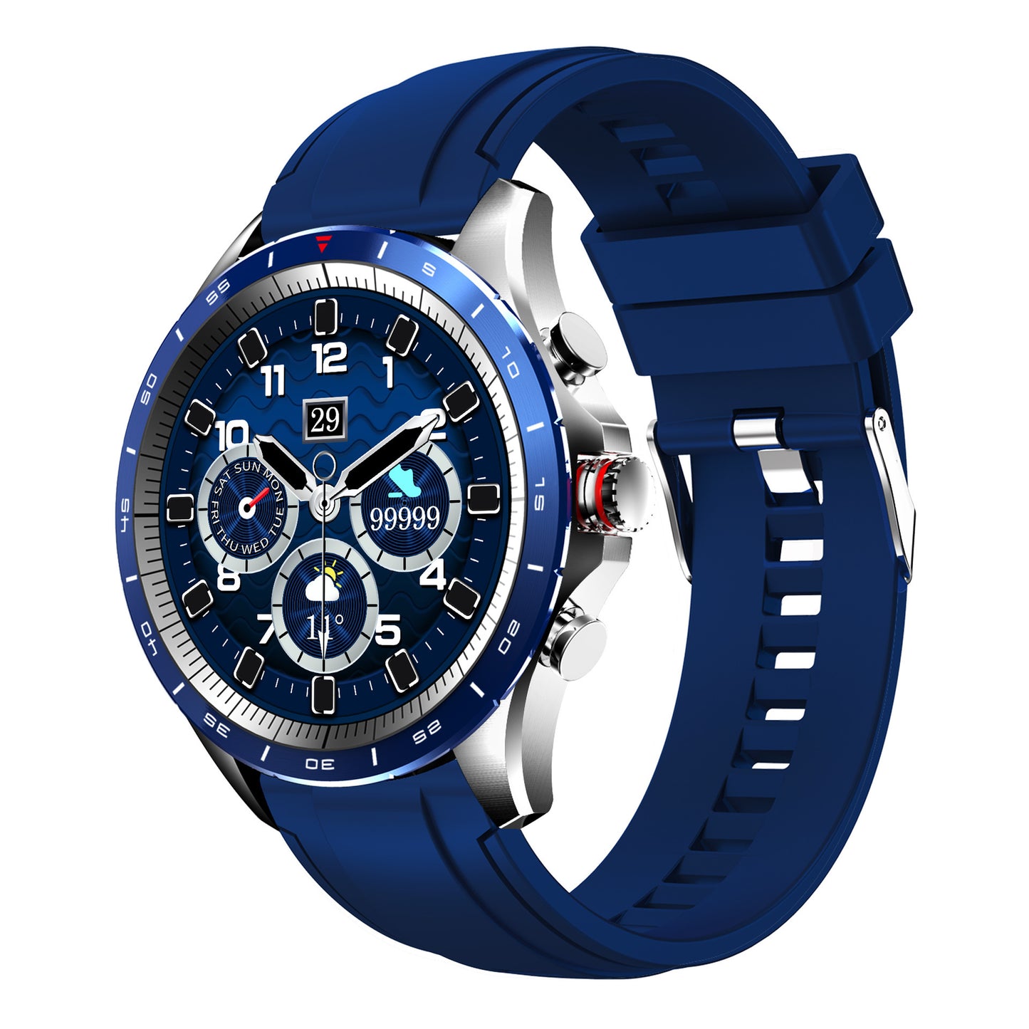 Jam tangan pintar dengan kontrol mudah dan intuitif