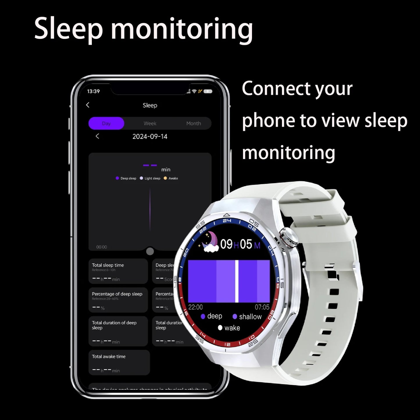 Smartwatch GT5 Pro Max AMOLED Bluetooth & Fitness Tracker