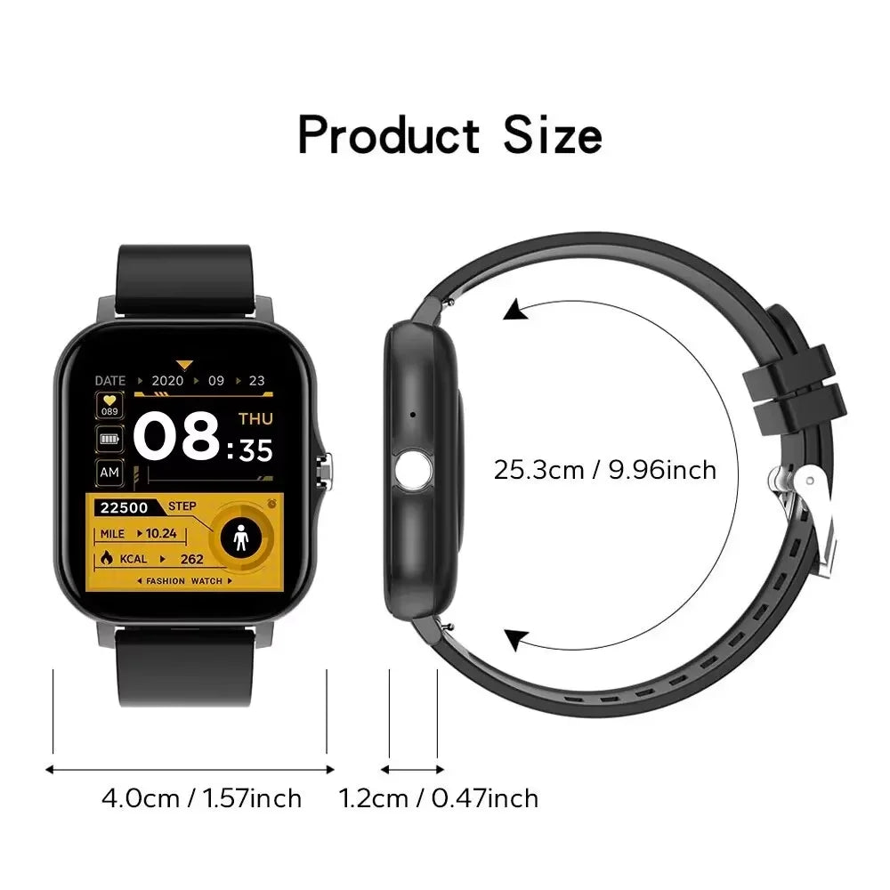 Smartwatch 1.44 Inch dengan Pemantauan Kesehatan dan Panggilan Bluetooth