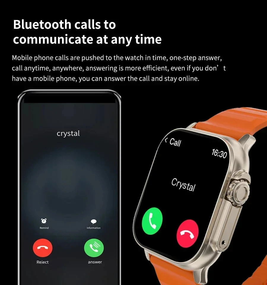 Smartwatch T900 Ultra AMOLED Bluetooth Call & Fitness