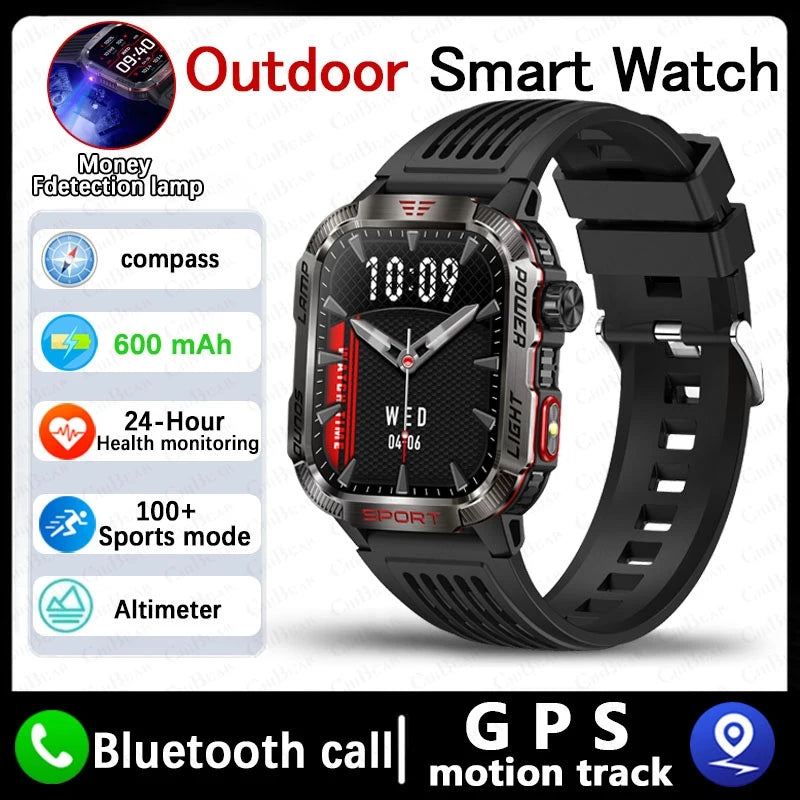 ChiBear Military Smart Watch 2.01β β Smartwatch Taktikal untuk Pria Aktif