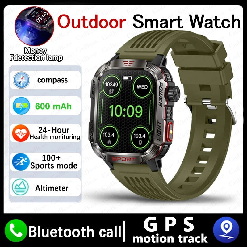 ChiBear Military Smart Watch 2.01β β Smartwatch Taktikal untuk Pria Aktif