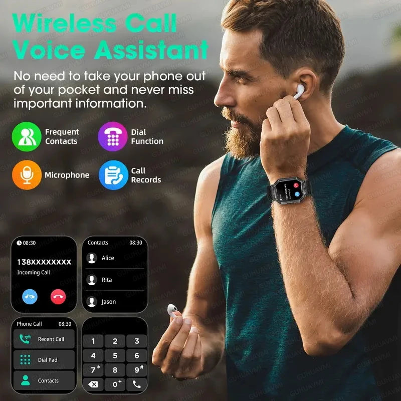 Smartwatch Military GPS AMOLED Anti Air IP68