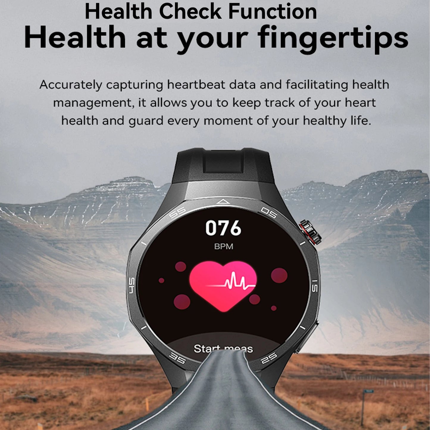 Smartwatch GT5 Pro Max AMOLED Bluetooth & Fitness Tracker