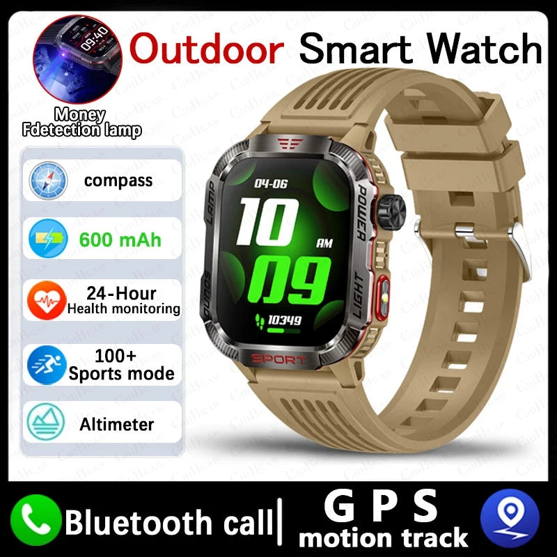 ChiBear Military Smart Watch 2.01β β Smartwatch Taktikal untuk Pria Aktif