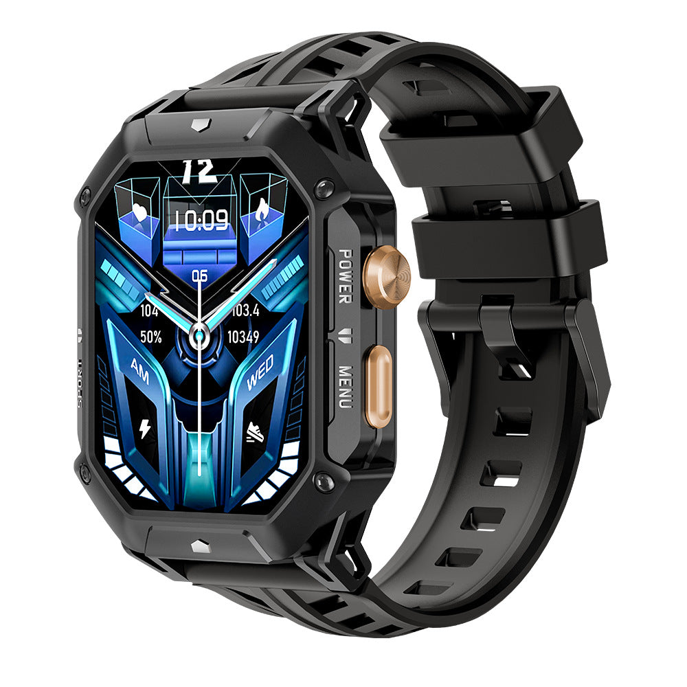 Smartwatch dengan kombinasi fitur kompas, gas sensor, dan call alert