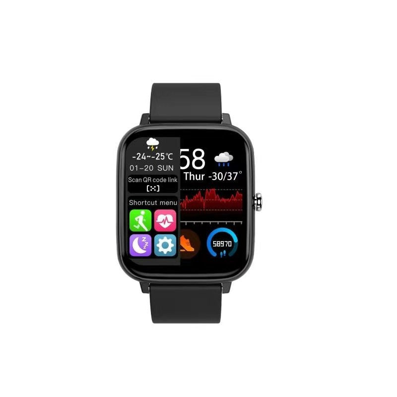 Smartwatch dengan tampilan penuh dan desain yang nyaman digunakan