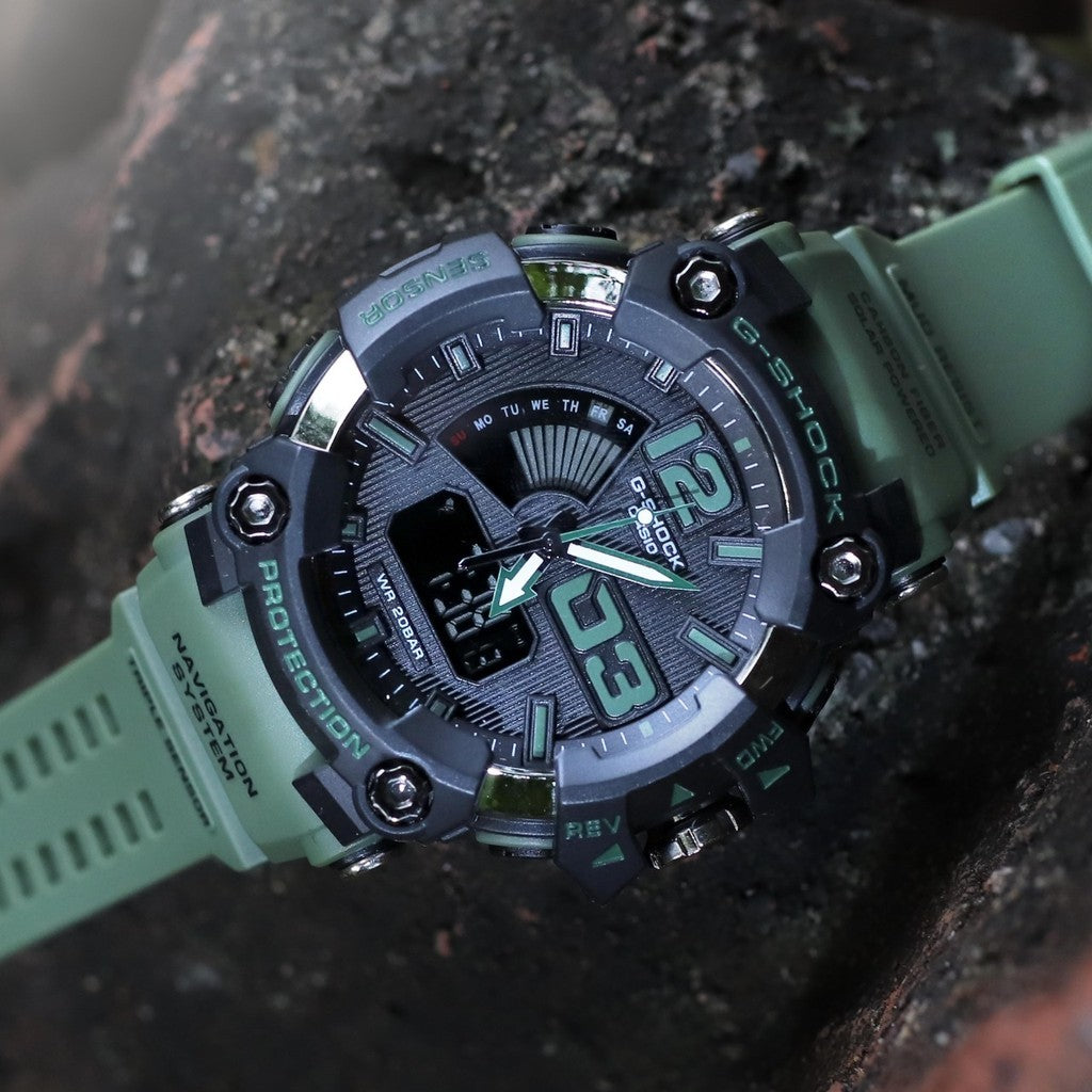 Tampilan jam tangan Casio pria G-Shock dengan fitur praktis dan stylish