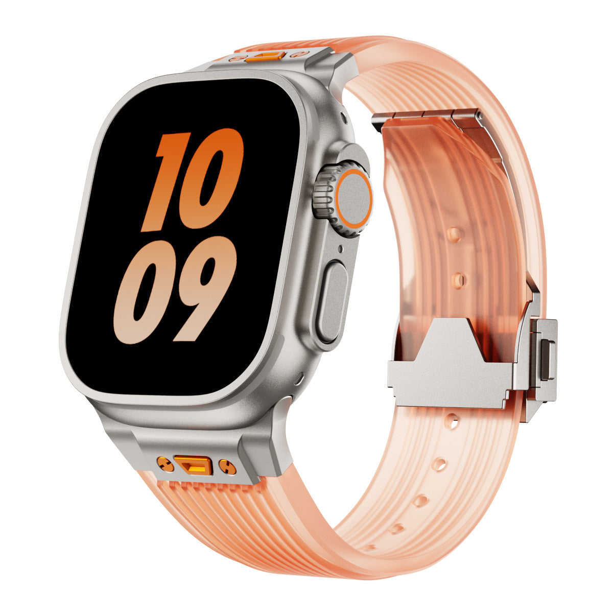 Strap Silikon Cair Lembut untuk Apple Watch Stylish
