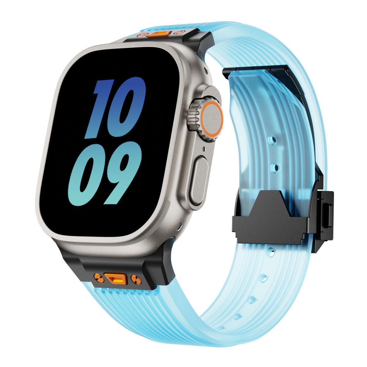 Strap Silikon Cair Lembut untuk Apple Watch Stylish