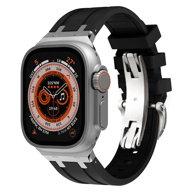 Tali Jam Silikon Premium Apple Watch Gesper Kupu-Kupu Terbaru