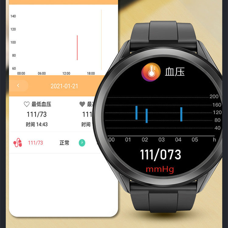 Smartwatch Pengukur Suhu Tubuh ECG Multifungsi untuk Semua Usia