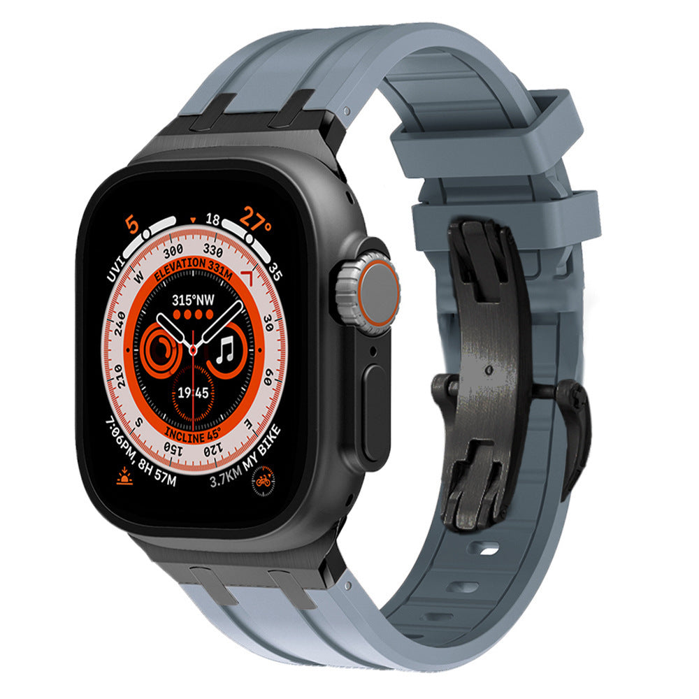Tali Jam Silikon Premium Apple Watch Gesper Kupu-Kupu Terbaru