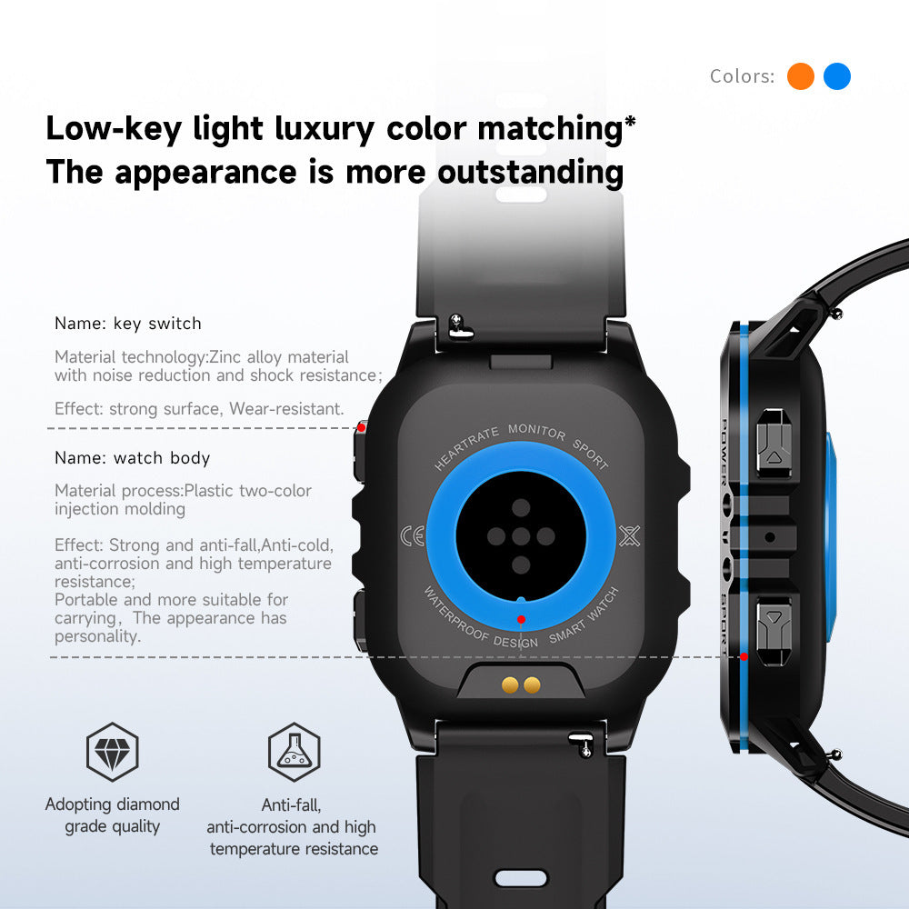 Smartwatch Outdoor AMOLED Tahan Air dengan Bluetooth Call & Kesehatan