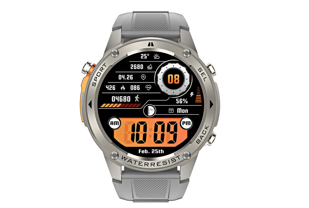 smartwatch AMOLED tahan air sertifikasi 5ATM