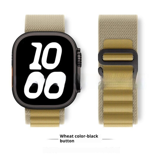 Strap Nilon Stylish untuk Apple Watch Series 6-9 & S10