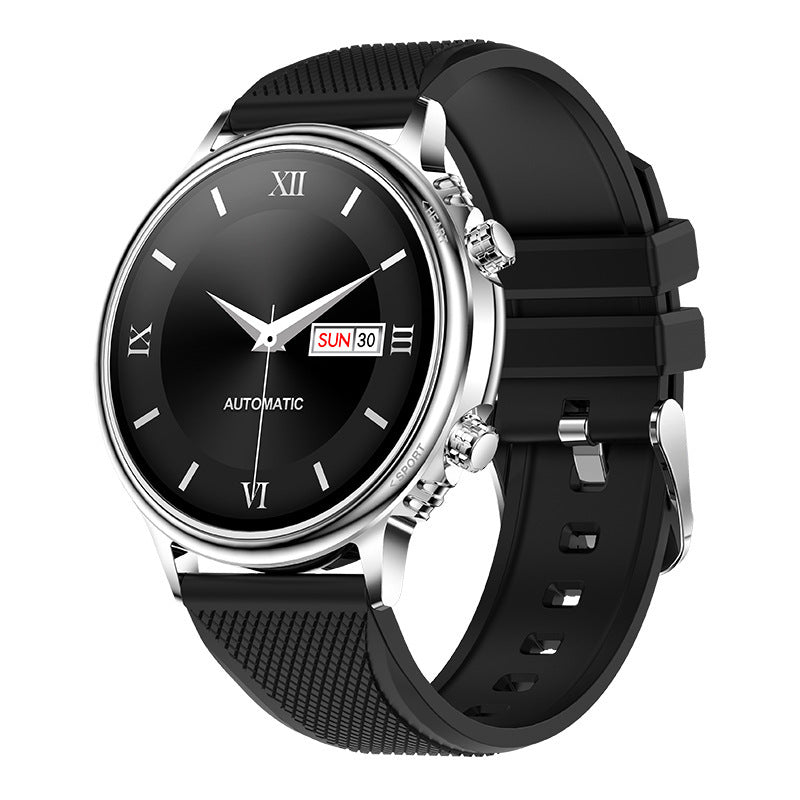 Smartwatch Kesehatan dengan Detak Jantung, Tekanan Darah & Dial Putar