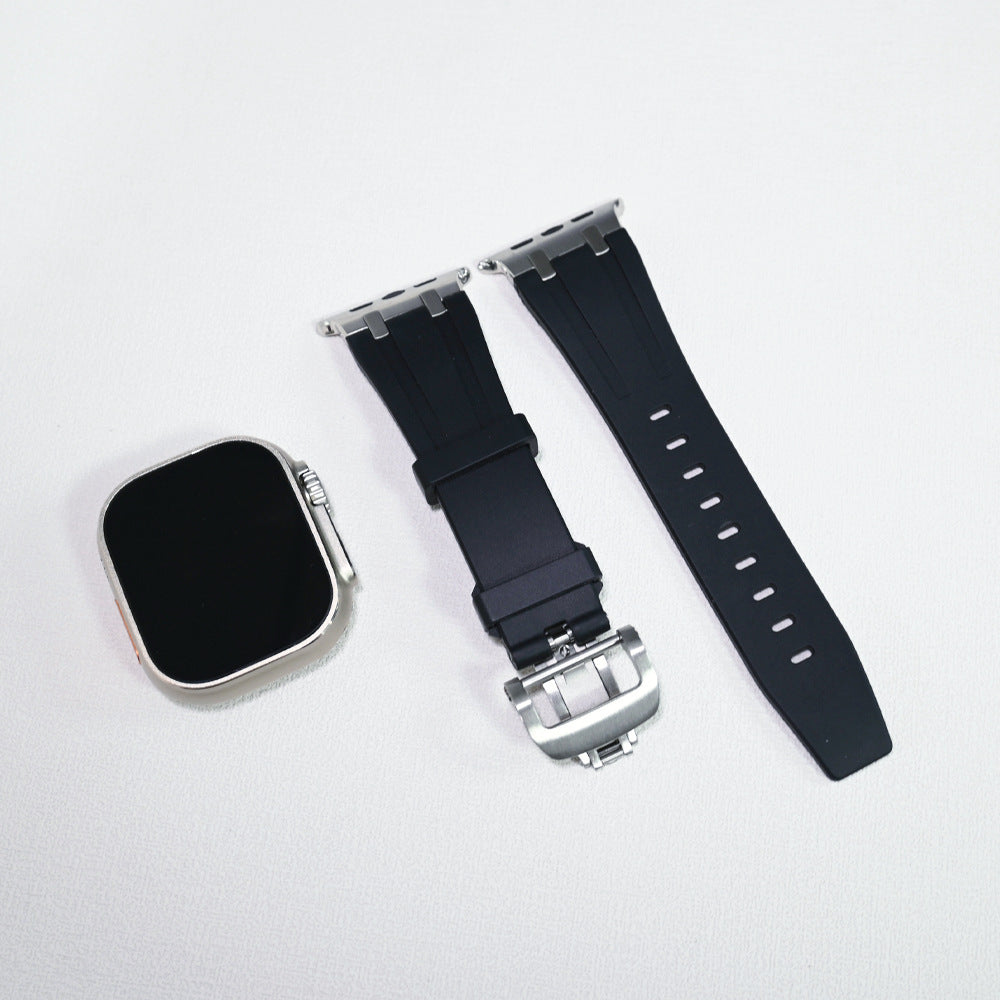 Tali Jam Silikon Premium Apple Watch Gesper Kupu-Kupu Terbaru