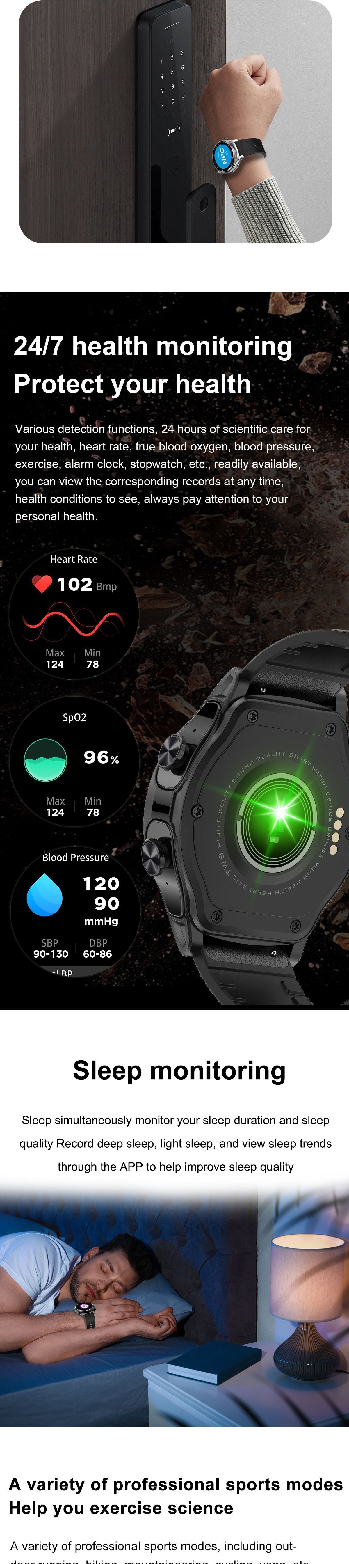 Smartwatch GT66 TWS Bluetooth Call, Desain Elegan, Fitur Lengkap