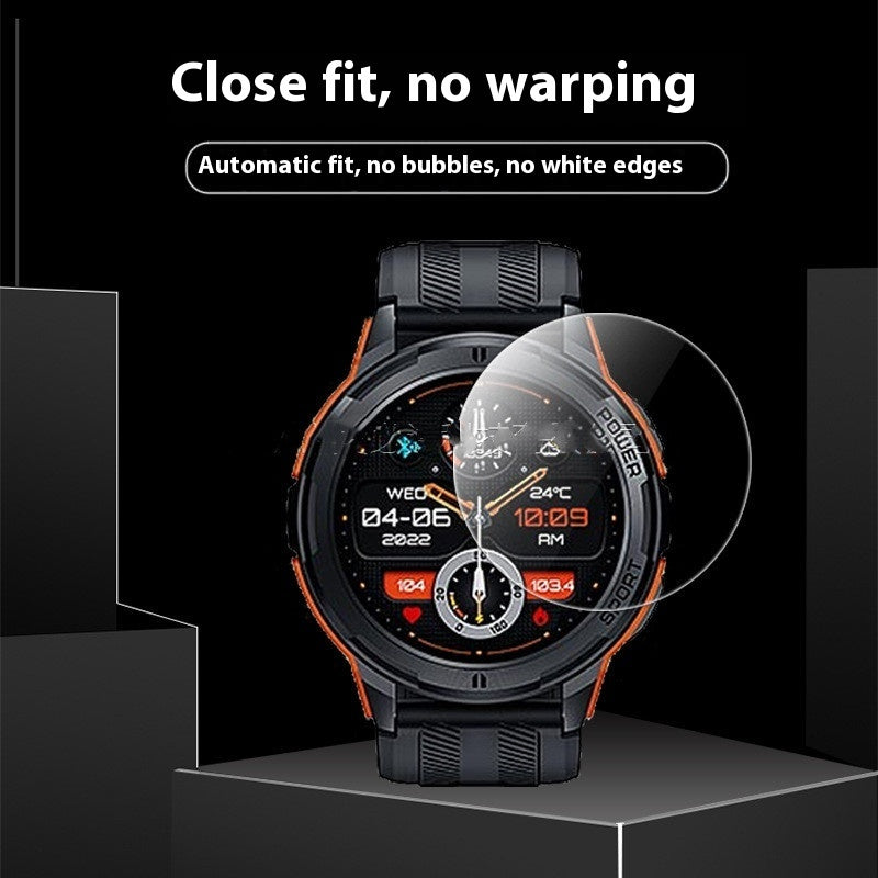 Smartwatch Pelindung Layar Ouqi BT10 Anti Gores Kaca Tempered
