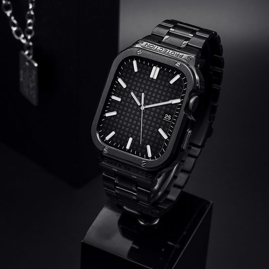 Tali Jam Tangan Premium – Strap Logam dan Silikon untuk Smartwatch Ukuran 44mm & 45mm