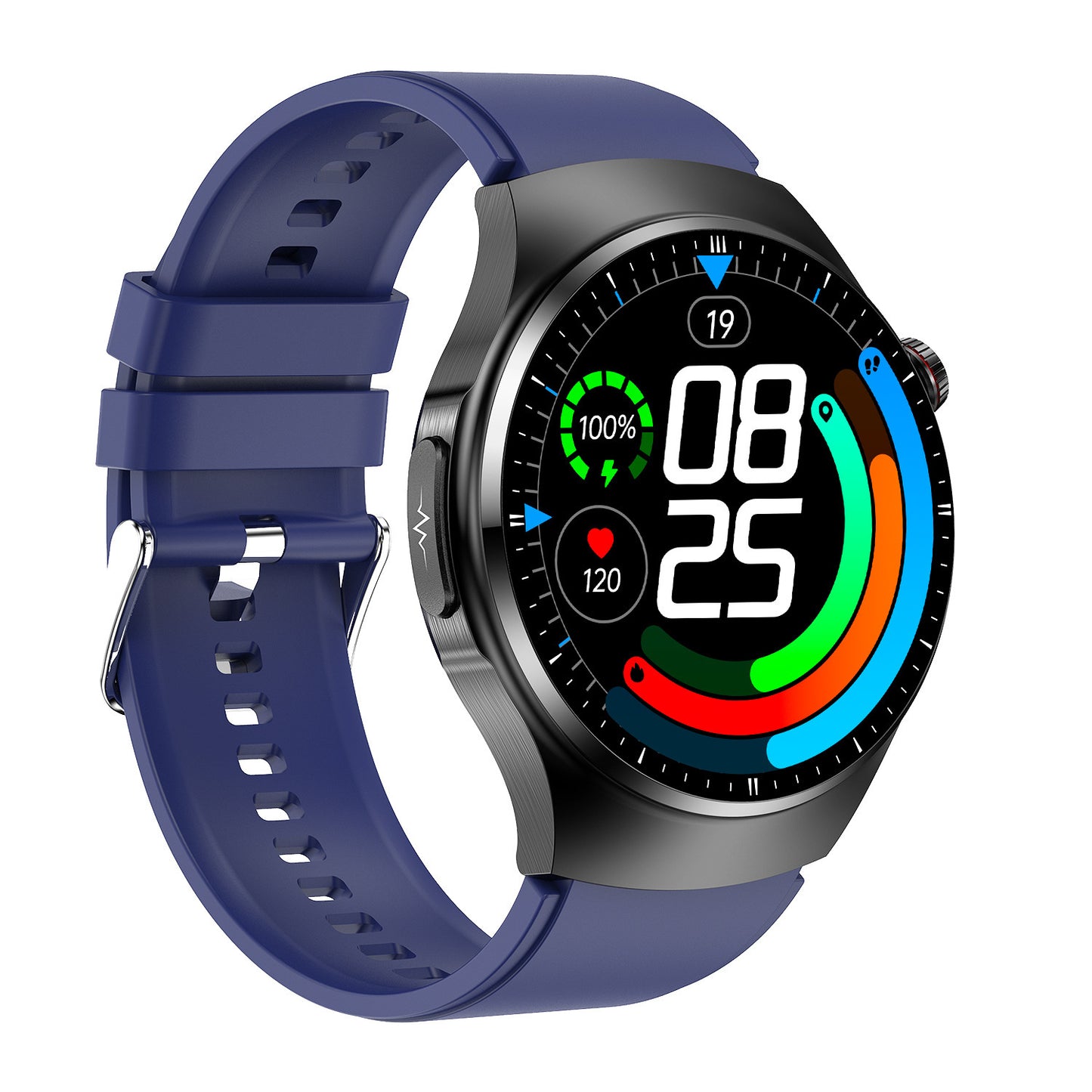 Smartwatch TK25 – Bluetooth Call, Cek Gula Darah, Suhu Tubuh & Oksigen | Desain Stylish & Waterproof