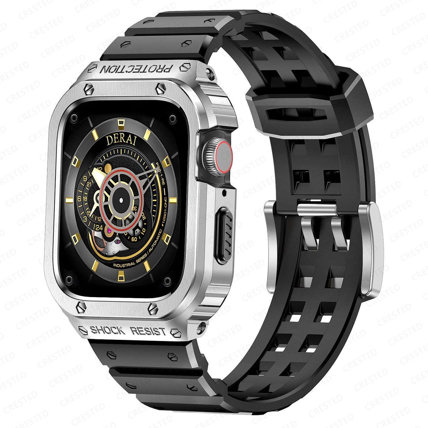 Tali Jam Tangan Premium – Strap Logam dan Silikon untuk Smartwatch Ukuran 44mm & 45mm
