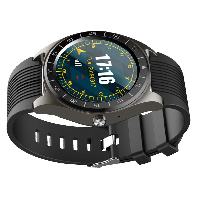 Smartwatch Layar Bulat Elegan SIM Sentuh Notifikasi untuk Gaya Modern