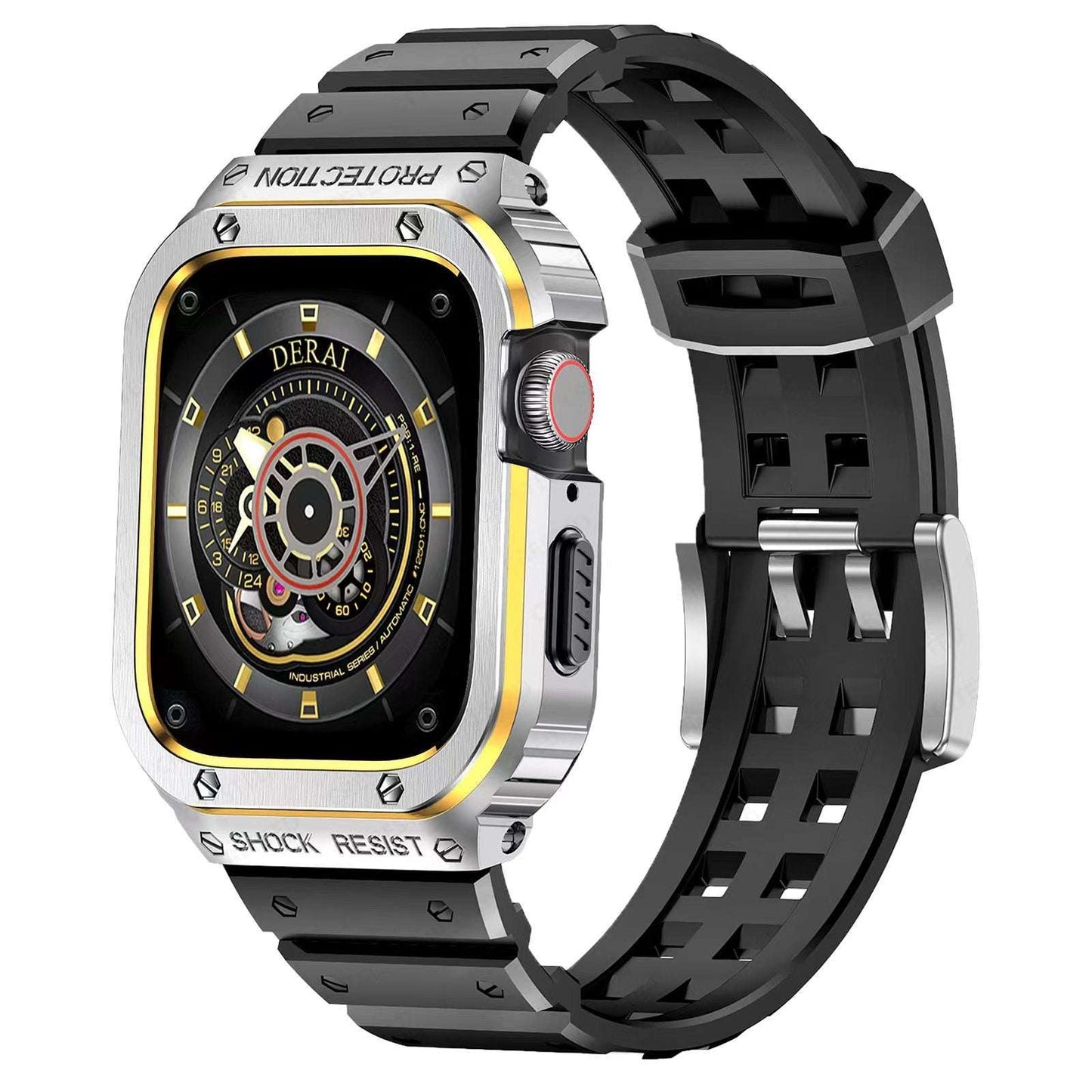 Tali Jam Tangan Premium – Strap Logam dan Silikon untuk Smartwatch Ukuran 44mm & 45mm