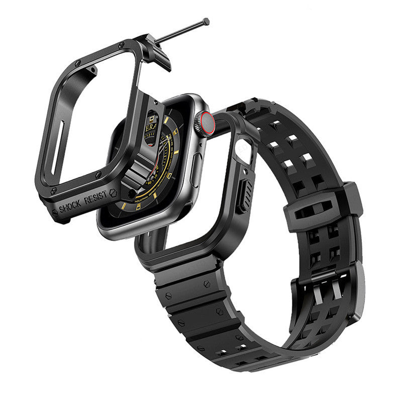 Tali Jam Tangan Premium – Strap Logam dan Silikon untuk Smartwatch Ukuran 44mm & 45mm