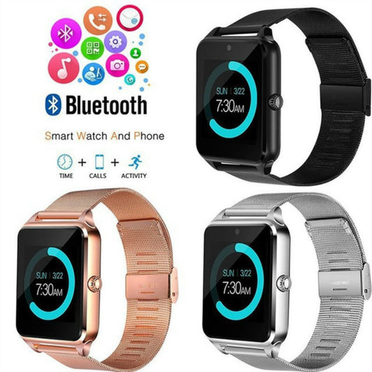 Smartwatch Z60 Bluetooth Calling, Pemantau Kesehatan, SIM Card, Stylish