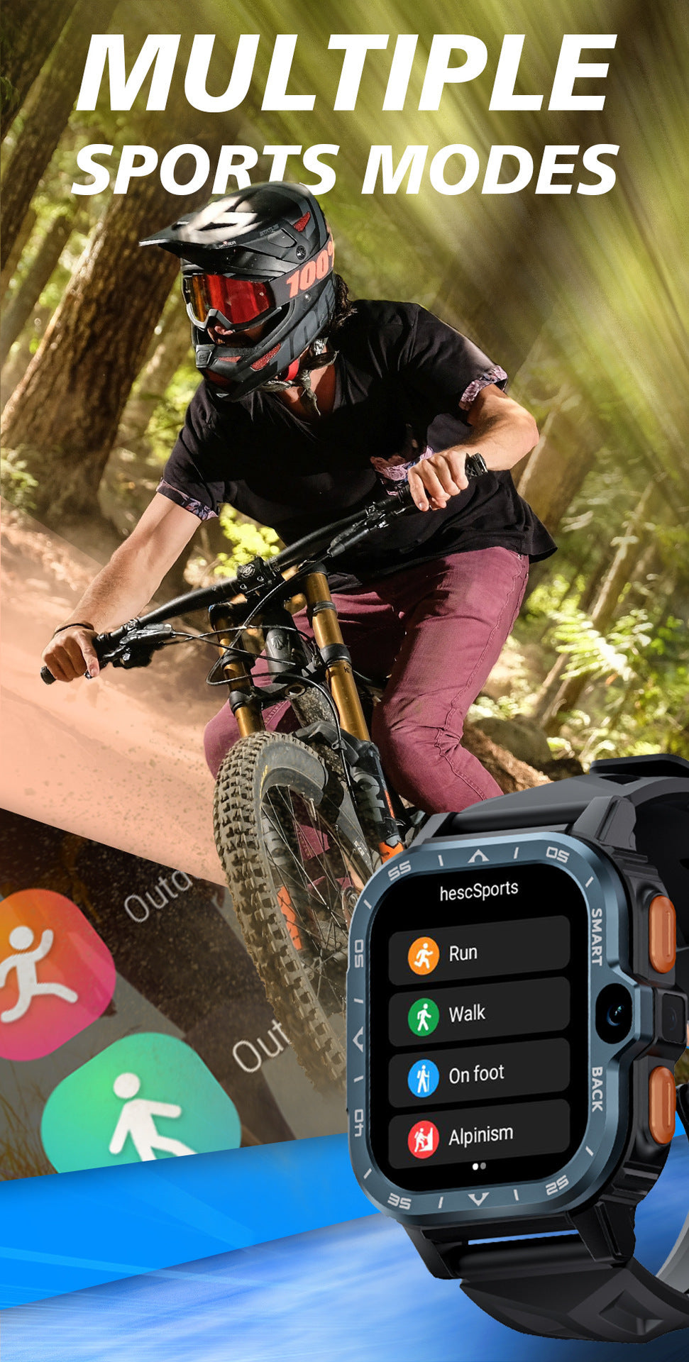 Smartwatch Murah Layar Besar Kamera & Pengukur Detak Jantung