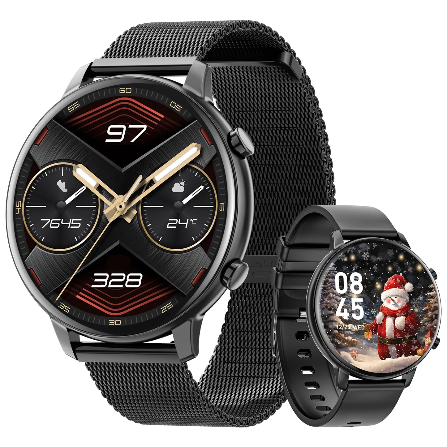 Smartwatch Karchilor 2025: Panggilan Bluetooth & Pemantauan Kesehatan