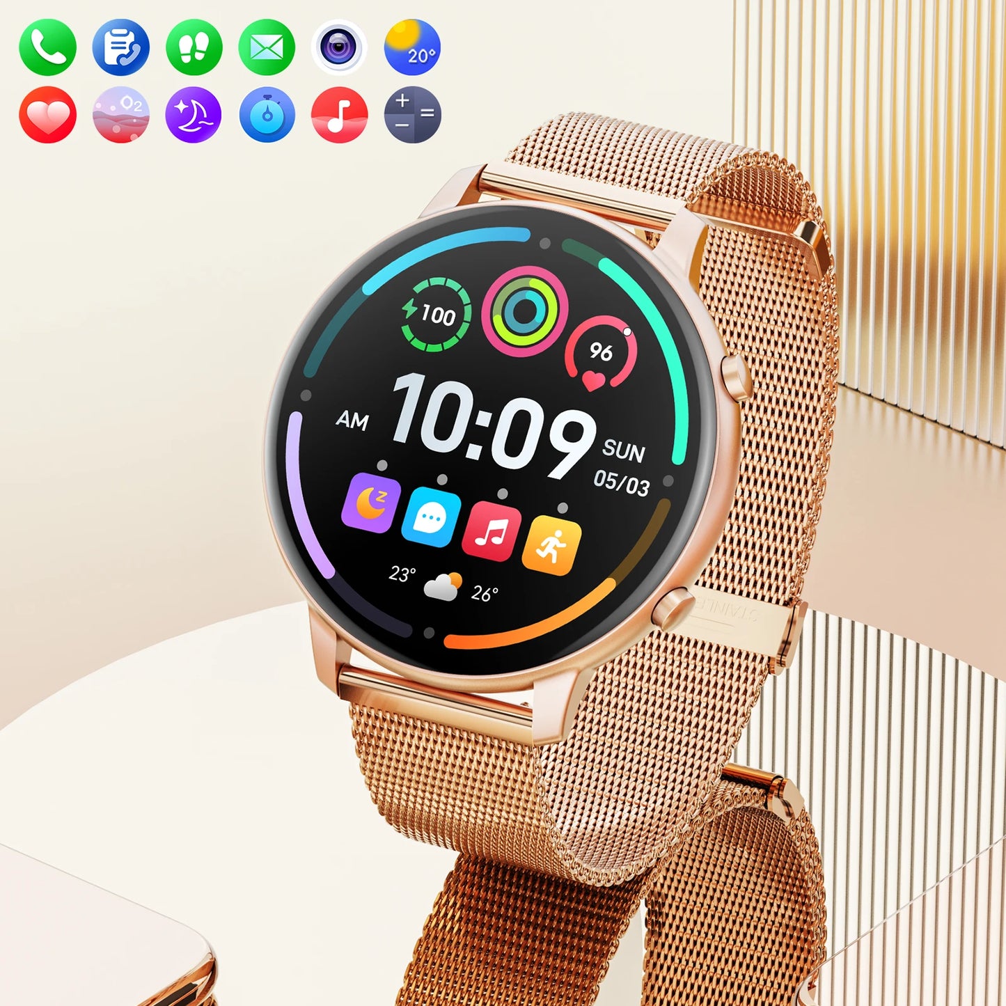 Smartwatch Karchilor 2025: Panggilan Bluetooth & Pemantauan Kesehatan
