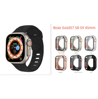 Case Apple Watch warna titanium gold elegan