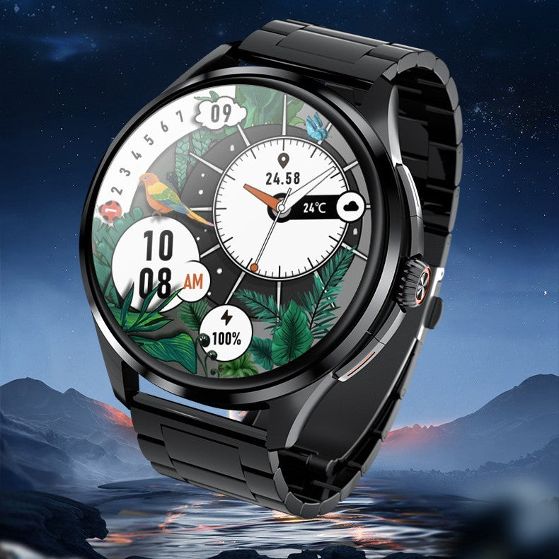 Jam Pintar dengan strap silikon lentur dan tahan lama untuk kenyamanan maksimal